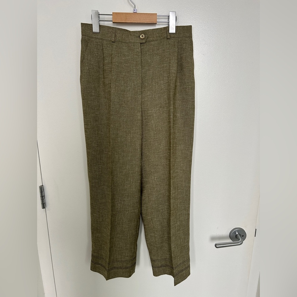 Gerry Weber Women’s Tan Straight‑Leg Pants US 8 – Classic Tailored Workwear